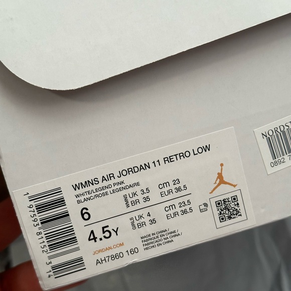 Jordan 11 'LEGEND PINK' Retro Low - Picture 8 of 8